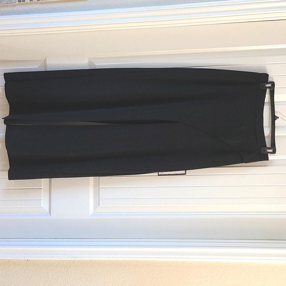 NWT Adrienne Papell knit crepe pant black size 10